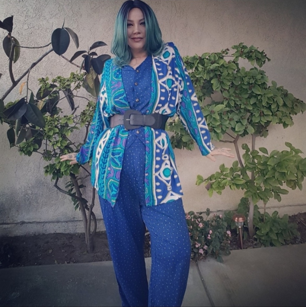 80s 90s matching outfit